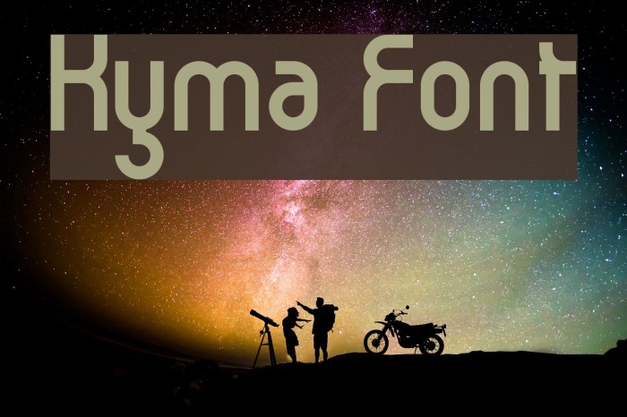 Kyma Font examples