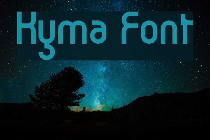 Kyma Шрифта examples