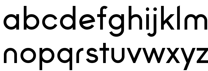 Kyooshi Gothic Font LOWERCASE