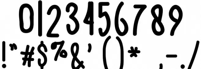 Kyoritsu Dengyo Font OTHER CHARS