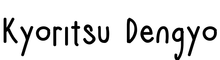 Kyoritsu Dengyo  免费字体下载