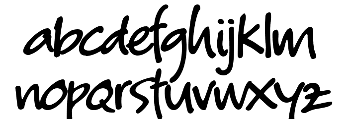 Kyoto Northern Font LOWERCASE