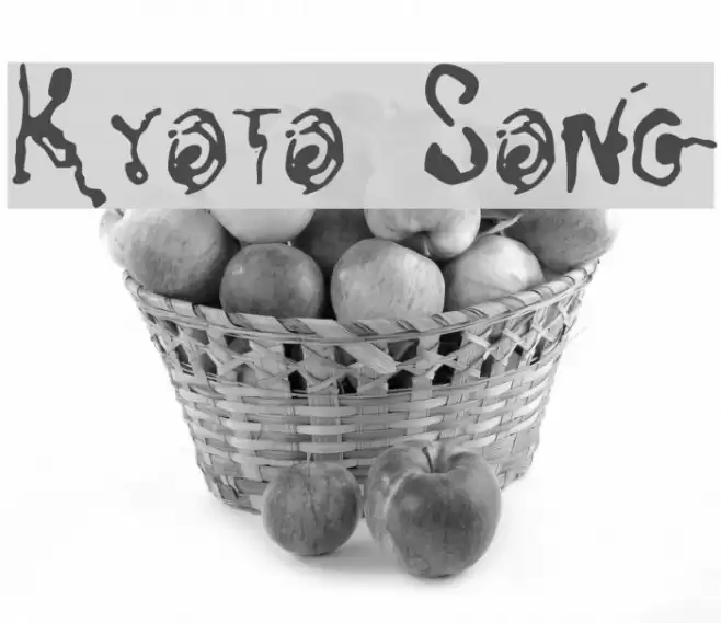 Kyoto Song Font examples