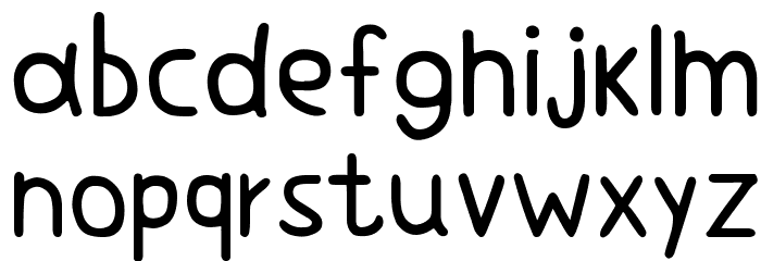 KyotoLights Font LOWERCASE