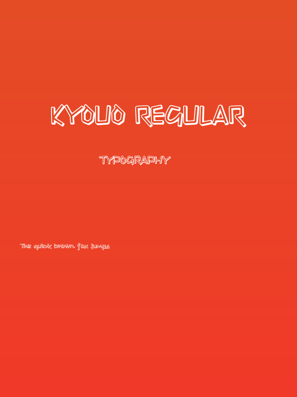 Kyouo Regular Poster