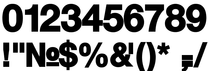 KyrillaSansSerif-Black Font OTHER CHARS