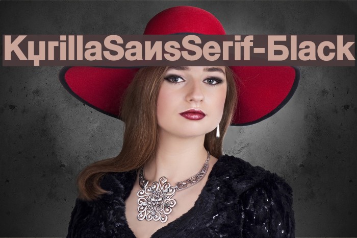 KyrillaSansSerif-Black Font examples