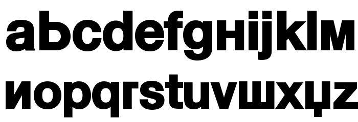 KyrillaSansSerif-Black Font LOWERCASE