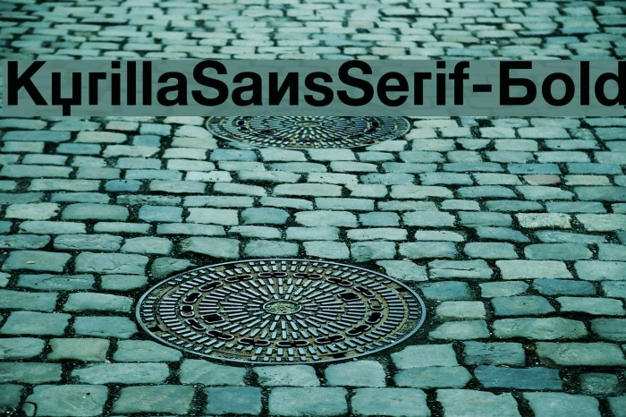 KyrillaSansSerif-Bold Font examples