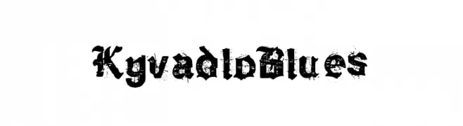 KyvadloBlues फ़ॉन्ट