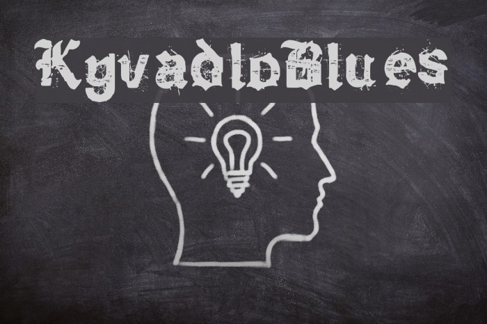 KyvadloBlues फ़ॉन्ट examples