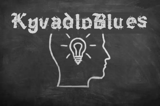 KyvadloBlues फ़ॉन्ट examples