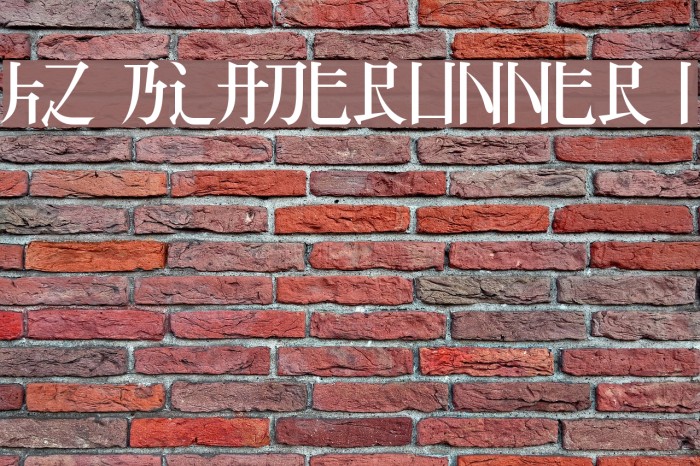 KZ BLADERUNNER 1 Font examples