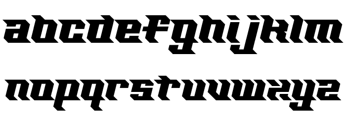 KZ EXCEL ALP Font LOWERCASE