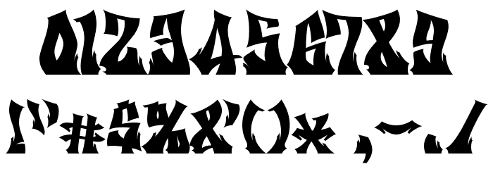 KZ GRAVItY Font OTHER CHARS