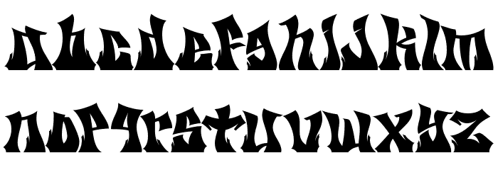 KZ GRAVItY Font LOWERCASE