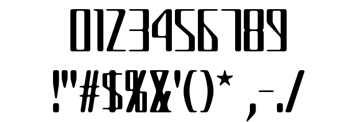 KZ WEDNESDAY ALP Font OTHER CHARS