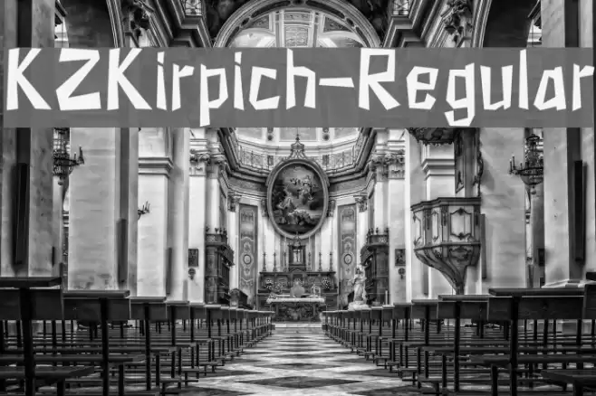 KZKirpich-Regular Font examples
