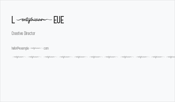 LÚEUE Business Card