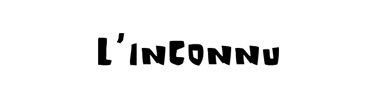 L'Inconnu  免费字体下载