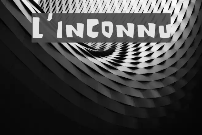 L'Inconnu Font examples
