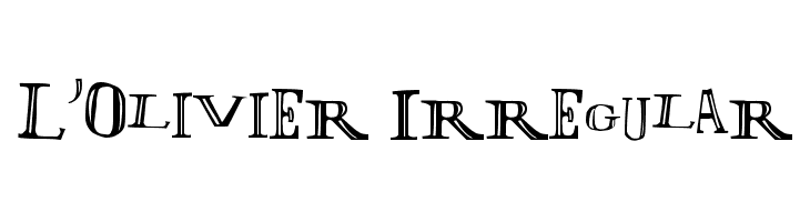 L'Olivier Irregular  Descarca Fonturi Gratis