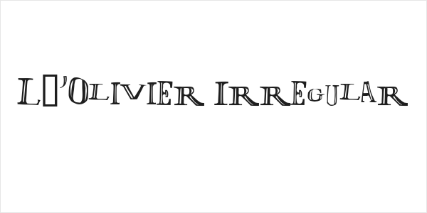 L'Olivier Irregular Logo