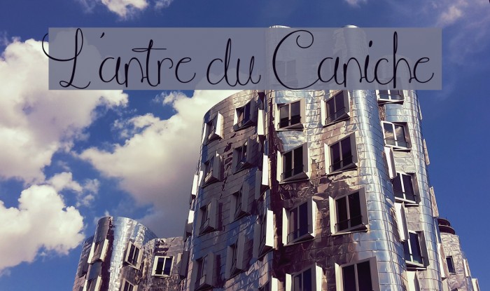 L'antre du Caniche Font examples