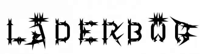 Läderbög  Frei Schriftart Herunterladen