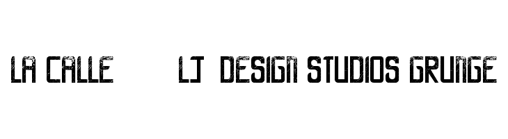 LA CALLE 6 - LJ-Design Studios Grunge फ़ॉन्ट