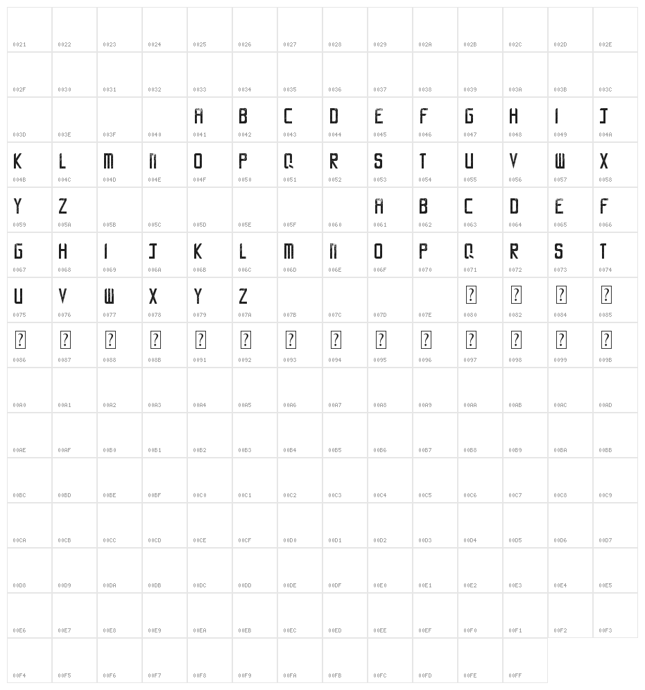 LA CALLE 6 - LJ-Design Studios Grunge Character Map