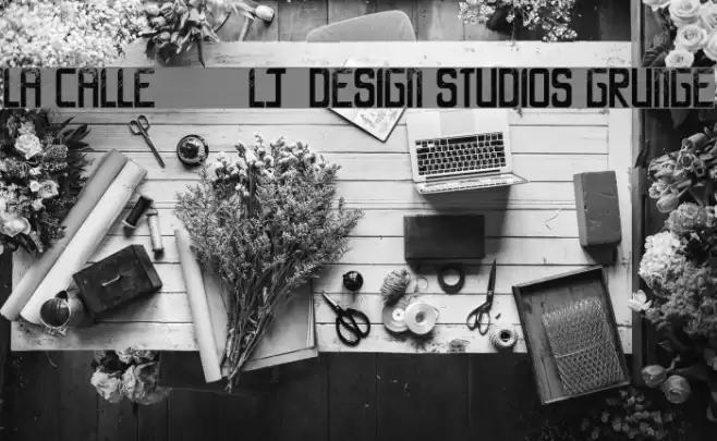 LA CALLE 6 - LJ-Design Studios Grunge Caratteri examples
