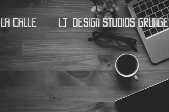 LA CALLE 6 - LJ-Design Studios Grunge Caratteri examples