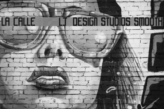 LA CALLE 6 - LJ-Design Studios Smooth फ़ॉन्ट examples