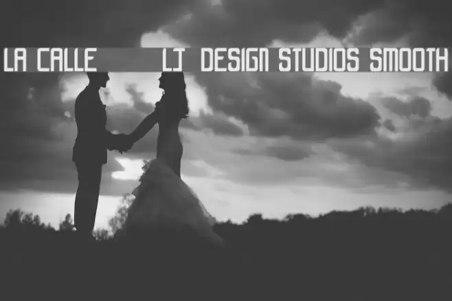 LA CALLE 6 - LJ-Design Studios Smooth फ़ॉन्ट examples