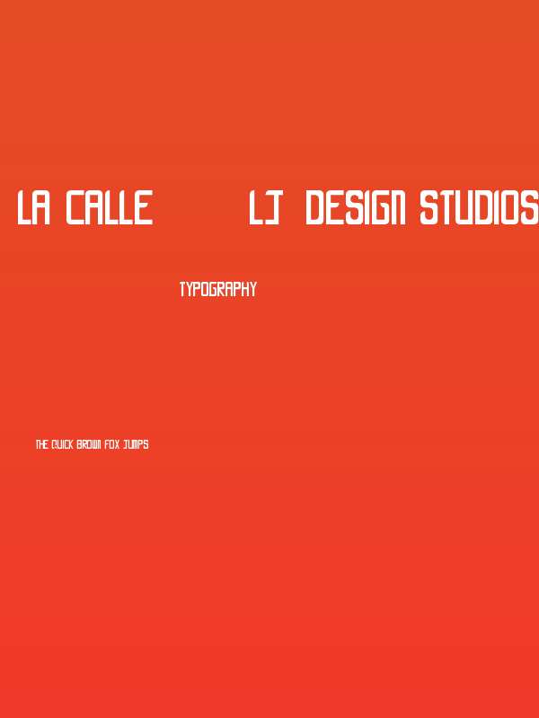 LA CALLE 6 - LJ-Design Studios Smooth Poster