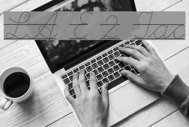 LA El 2 Italic Font examples