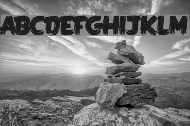 LA KAME A LEON Font examples