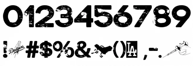 LA Street Kids Font OTHER CHARS