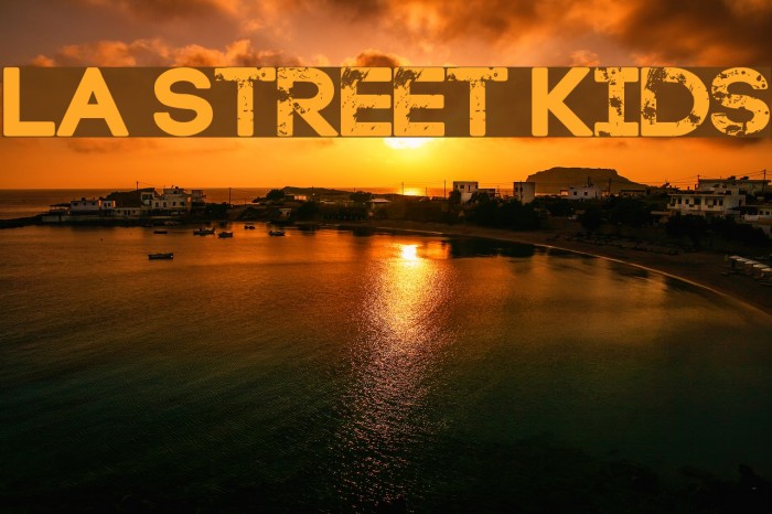 LA Street Kids Font examples