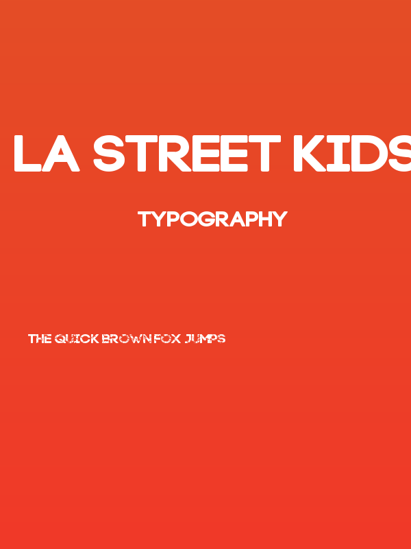 LA Street Kids Poster