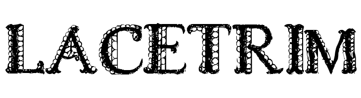 LACETRIM  Free Fonts Download