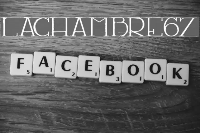 LACHAMBRE67 Font examples