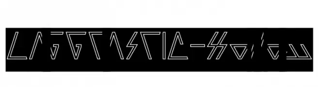 LAGGTASTIC-Hollow  Frei Schriftart Herunterladen