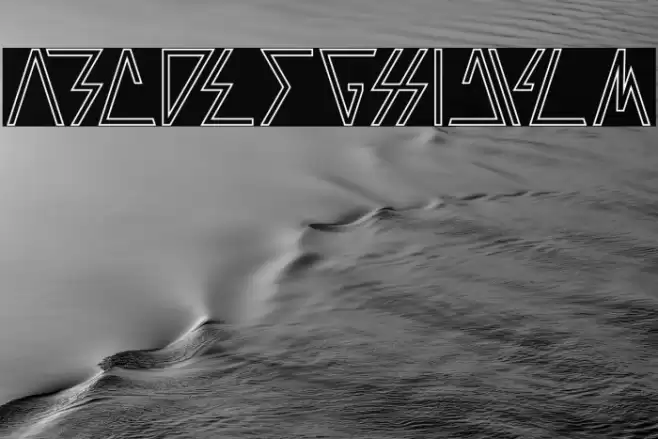 LAGGTASTIC-Hollow Font examples