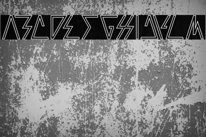 LAGGTASTIC-Hollow Font examples