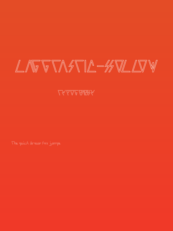 LAGGTASTIC-Hollow Poster