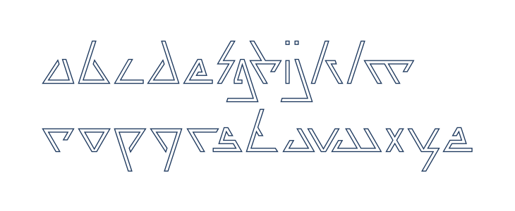 LAGGTASTIC-Hollow Lowercase