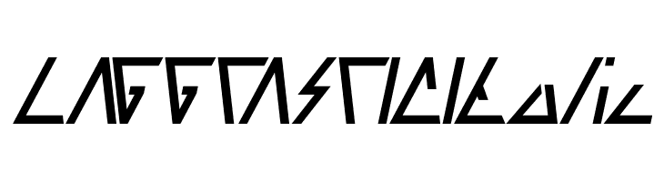 LAGGTASTIC Italic  免费字体下载