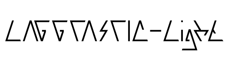 LAGGTASTIC-Light  font caratteri gratis